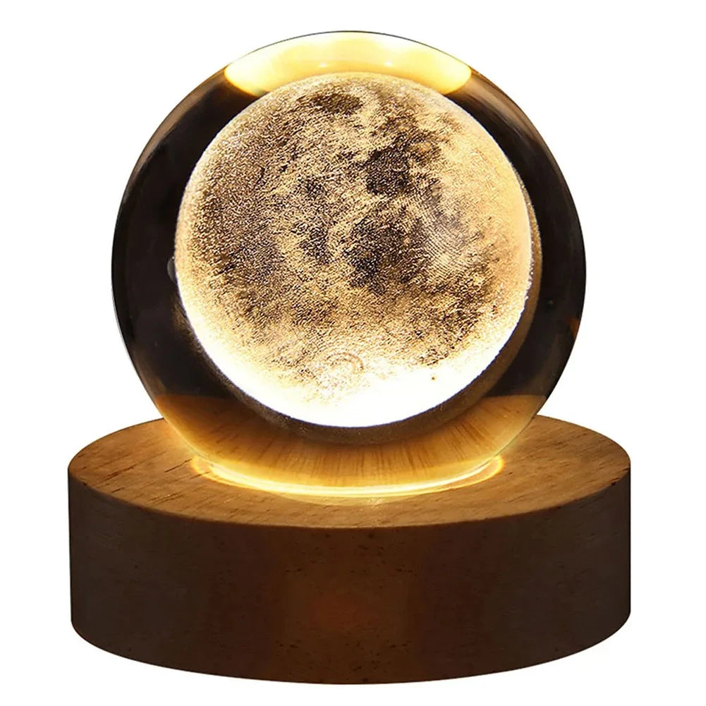 Ball Lamp with Galaxy and Planetary