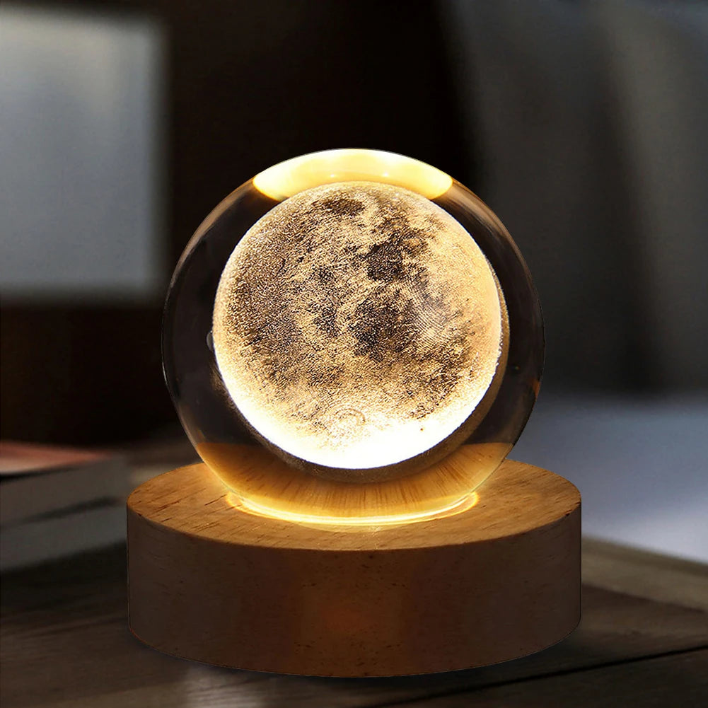 Ball Lamp with Galaxy and Planetary