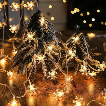 Snowflake String Lights