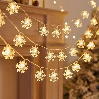 Snowflake String Lights