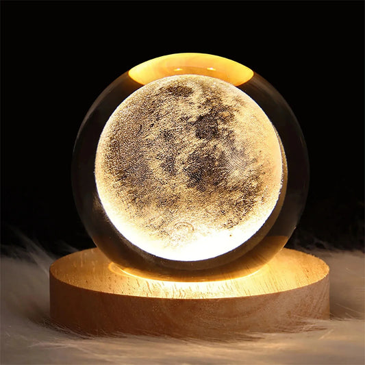 Ball Lamp with Galaxy and Planetary