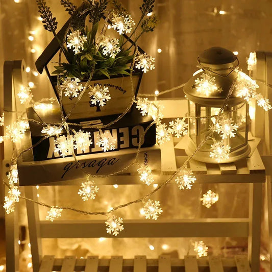 Snowflake String Lights
