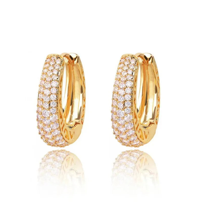 Radiance Gold Hoop Earrings