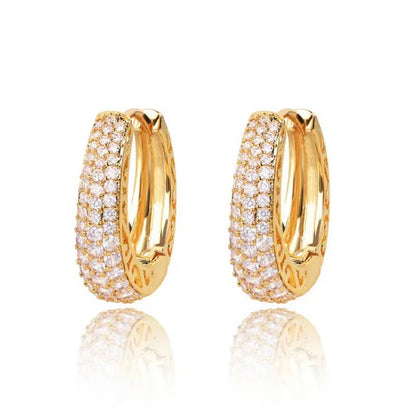 Radiance Gold Hoop Earrings