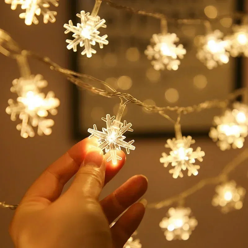 Snowflake String Lights