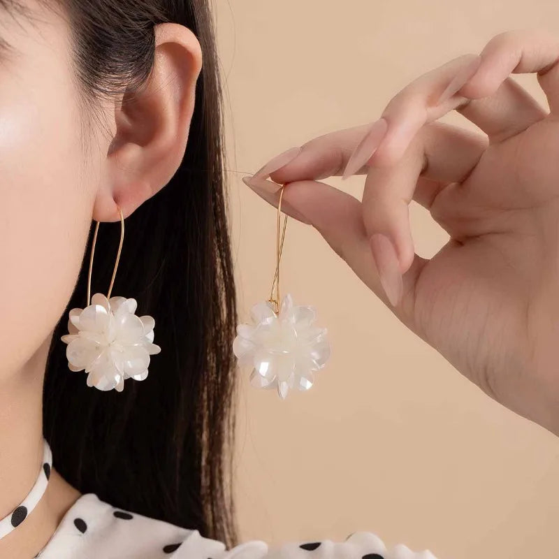 Floral Pearl Earrings
