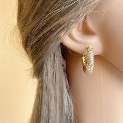 Radiance Gold Hoop Earrings